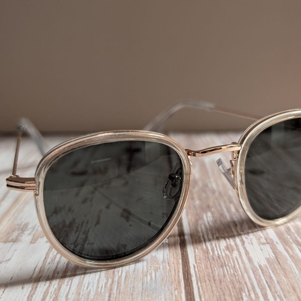 Converse Crystal Gold Frame Sunglasses